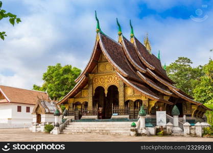 Wat xieng thong temple in luang prabang, laos.