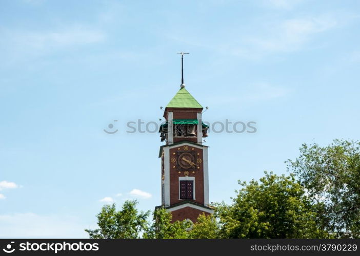 Watches with musical chimes in the city of Orenburg