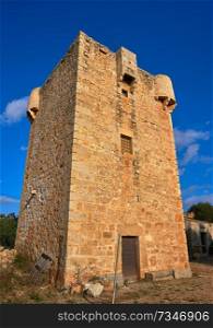 Watchtower Carmelet vigia in Cabanes of Castellon in Spain
