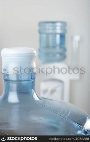 Water bottle and dispenser