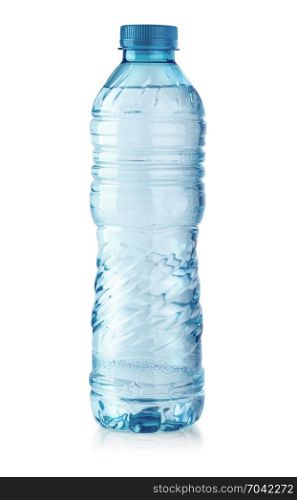 water bottle isolated on white background with clipping path