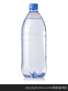 water bottle isolated on white background with clipping path. water bottle isolated