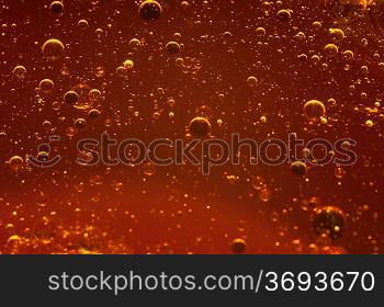 Water bubbles abstract