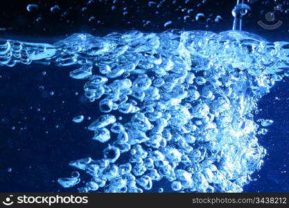 water bubbles macro close up