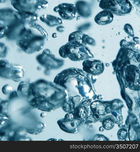 water bubbles macro close up