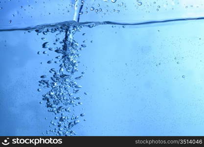 water bubbles macro close up