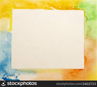water color frame