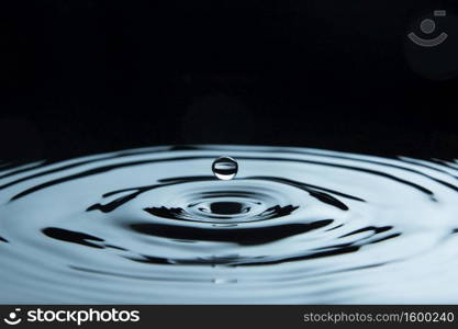 water drop close up
