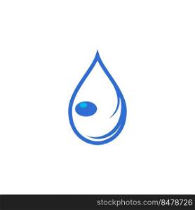 water drop logo illustration design