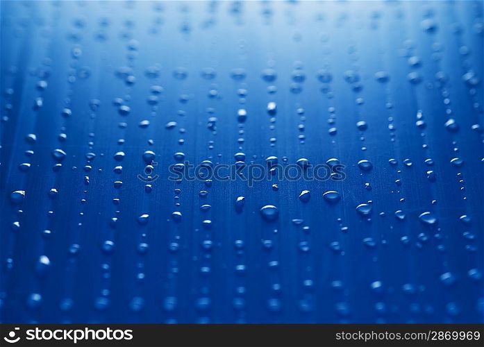 Water drops abstract background (shallow DoF)