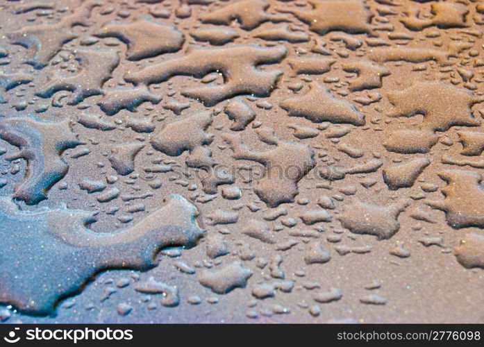 Water drops. backgroung of raindrops on a clean surface