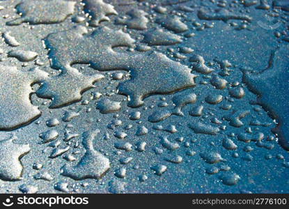 Water drops. backgroung of raindrops on a clean surface