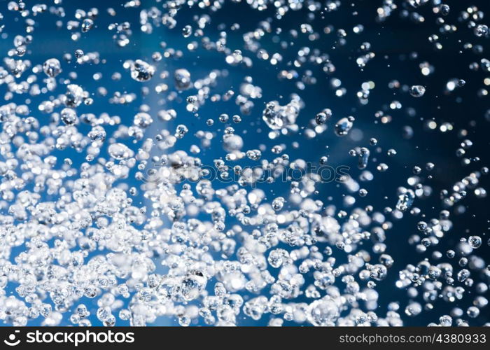 water drops levitating