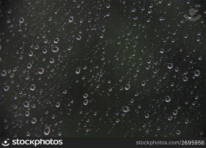 Water drops of window