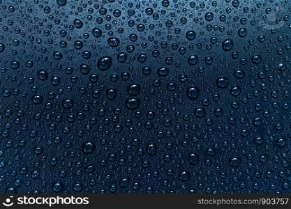 Water drops on black background, for design and advertising