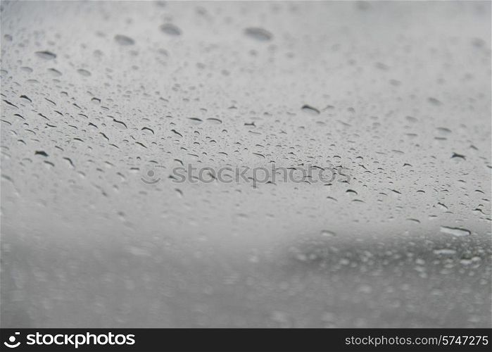 Water drops on glass, Lake of The Woods, Ontario, Canada