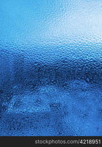 water drops on glass texture