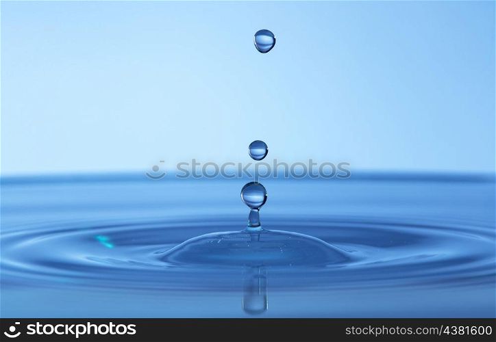 water drops splash