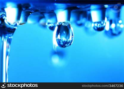water drops super macro close up