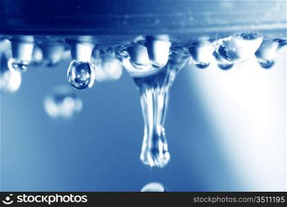 water drops super macro close up