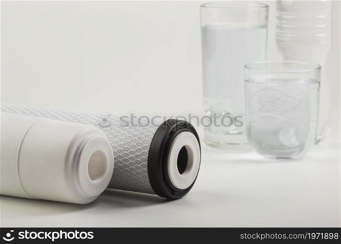 water filters glasses water ice. High resolution photo. water filters glasses water ice. High quality photo