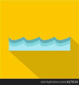 Water icon. Flat illustration of water vector icon for web. Water icon, flat style