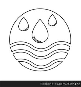 water icon Illustration design