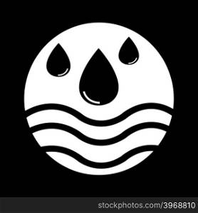 water icon Illustration design