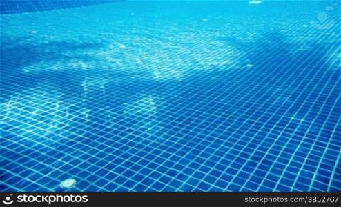 Water in a swimming underwater