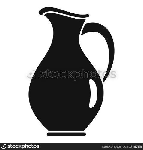 Water jug icon. Simple illustration of water jug vector icon for web design isolated on white background. Water jug icon, simple style