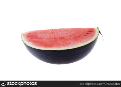 water melon slice, isolated on white background