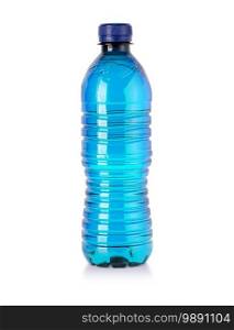 water plastic bottle isolated on white with clipping path