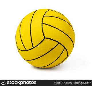 Water Polo Ball Isolated on White Background. Water Polo Ball