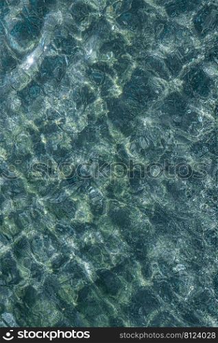water reflection in the swimming pool abstract background