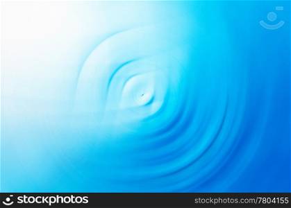 Water ripples background by watercolor, blue waves and lines. Art is created and painted by photographer