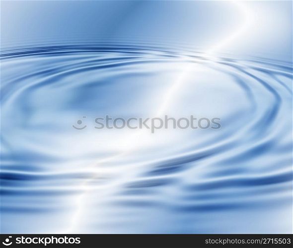 Water ripples. Blue water ripples and waves illustration useful as a background