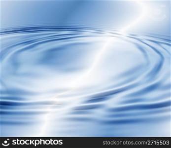 Water ripples. Blue water ripples and waves illustration useful as a background