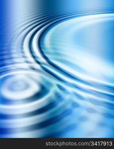 water ripples. nice background image of peaceful ripples in blue water