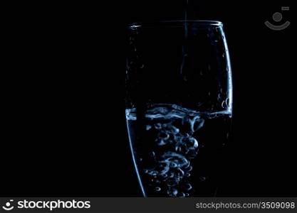 water splash close-up glass refreshing