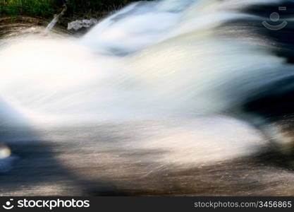 water splash in river nature