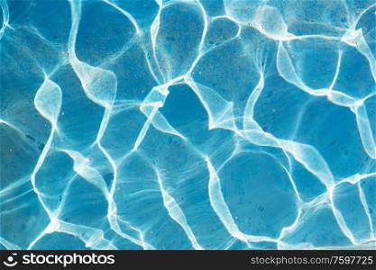Water surface with sunlight spot, texture