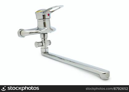 Water tap isolated on white background