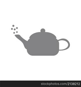 water teapot design illustration icon logo templat