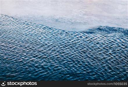 Water Texture, Winters Windy Day