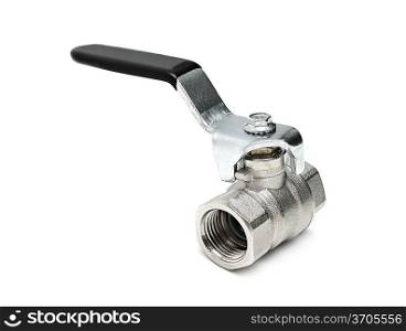 Water valve isolated on white