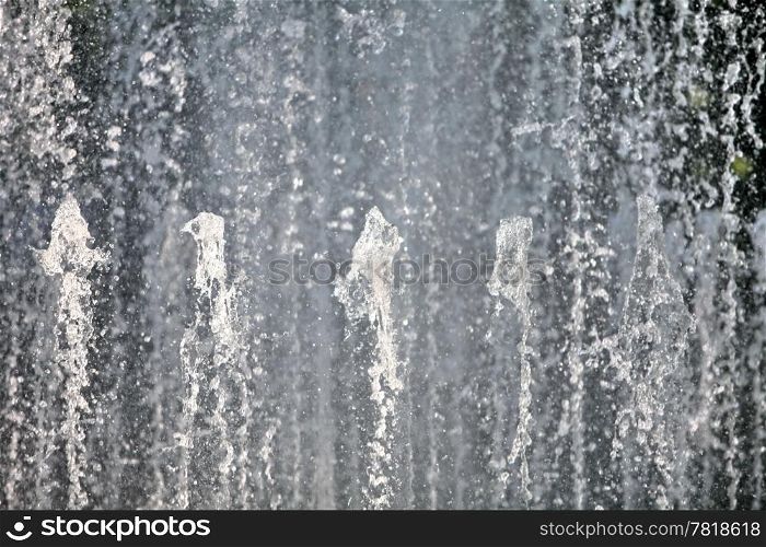 Water wall fountains