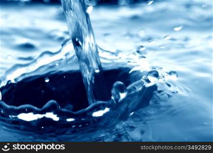 water wet speed splash macro close up