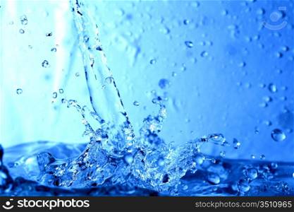 water wet splash macro close up