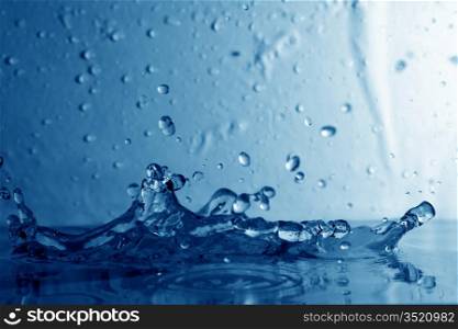 water wet splash macro close up