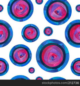 Watercolor abstract circles seamless pattern. Hand painted modern polka dots background for surface design, textile, wrapping paper, wallpaper, phone case print, fabric.. Watercolor abstract circles seamless pattern. Hand painted modern polka dots texture for surface design, textile, wrapping paper, wallpaper, phone case print, fabric.